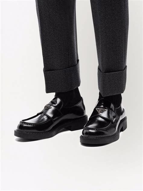 loafer prada mens shoes|farfetch prada loafers.